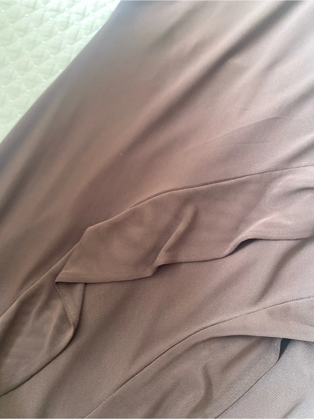 AFRM Brown High-Low Ruffle Maxi Dress - Picture 8 of 8